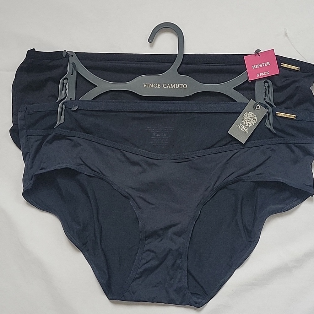 Vince Camuto Hipster Panties Women’s XL Black 2 pack